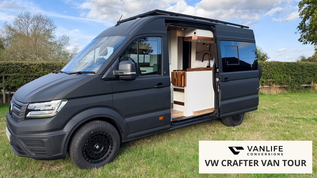 Путешествие на фургоне | Переделка кемпера VW Crafter MWB | Автономный вариант с мощным электрооб...
