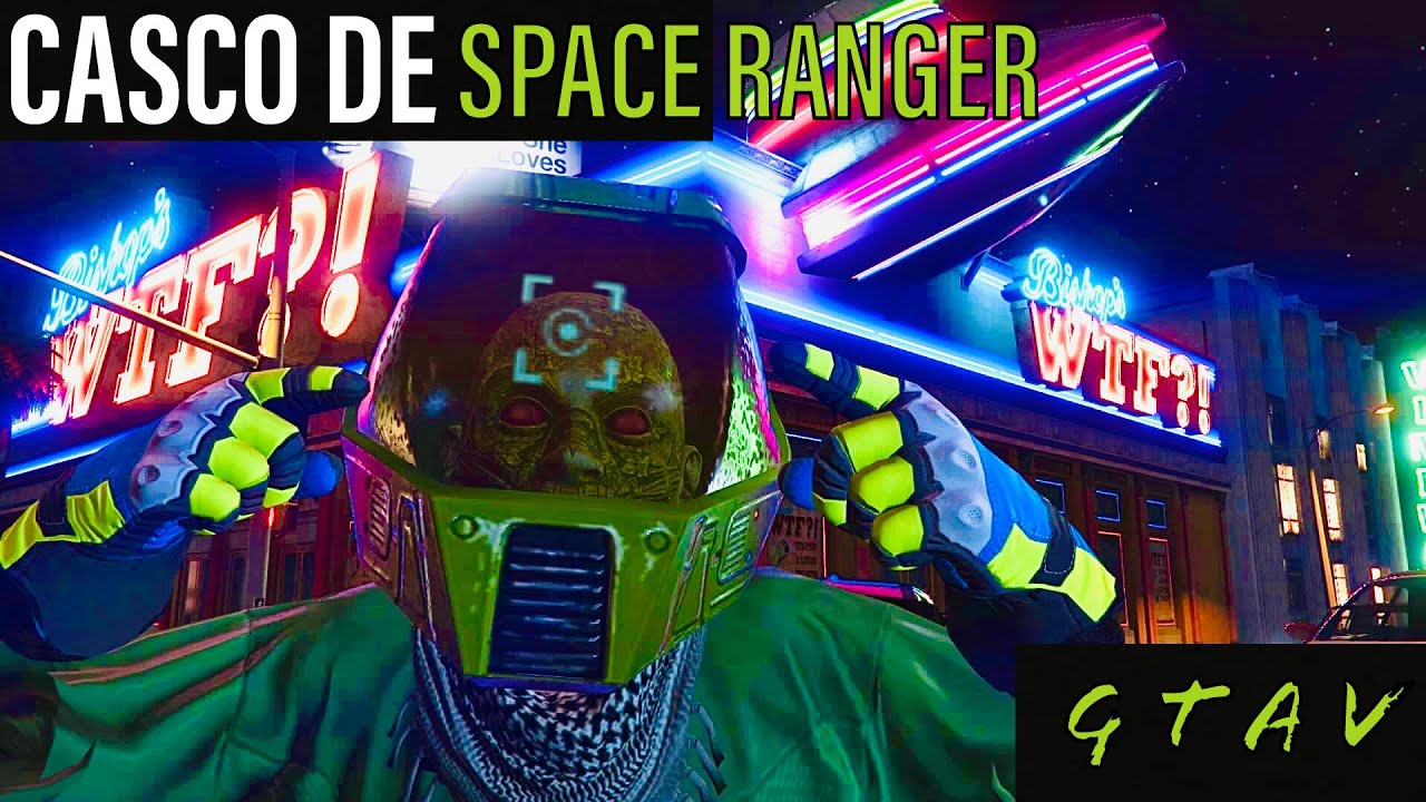 Como conseguir casco de SPACE RANGER GTA V ONLINE