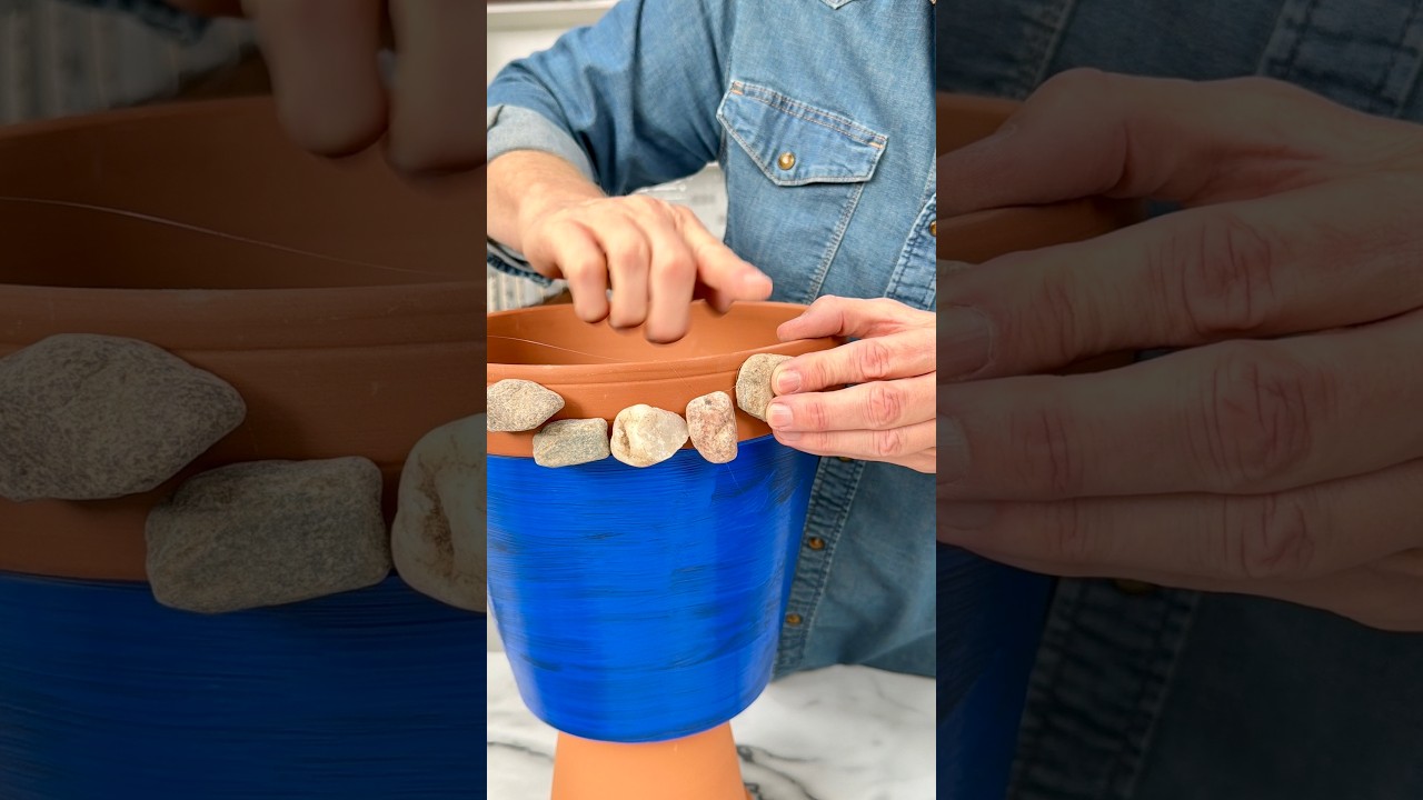 Dollar Store Terracotta Pots Turned Into a Stunning Solar Lighthouse | Easy DIY Garden Decor