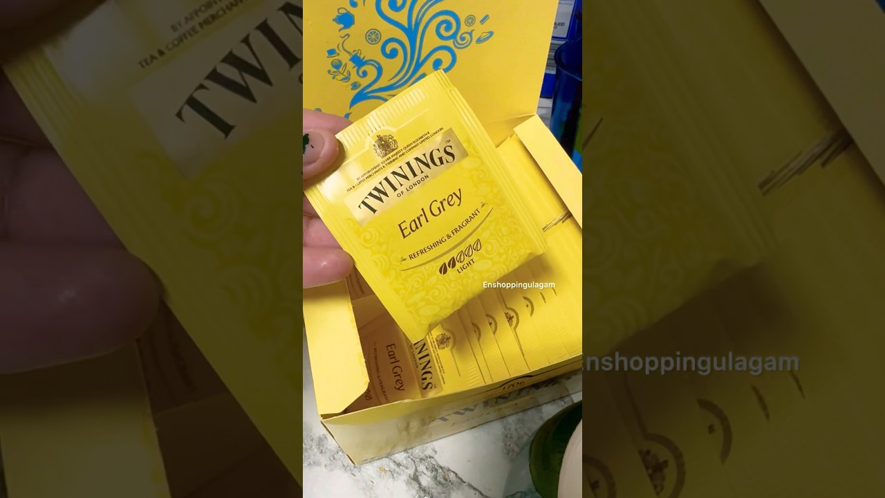 TWININGS EARL GREY TEA ☕️ The Perfect Sip for Tea Lovers  #shorts #twinings #earlgreytea #blacktea
