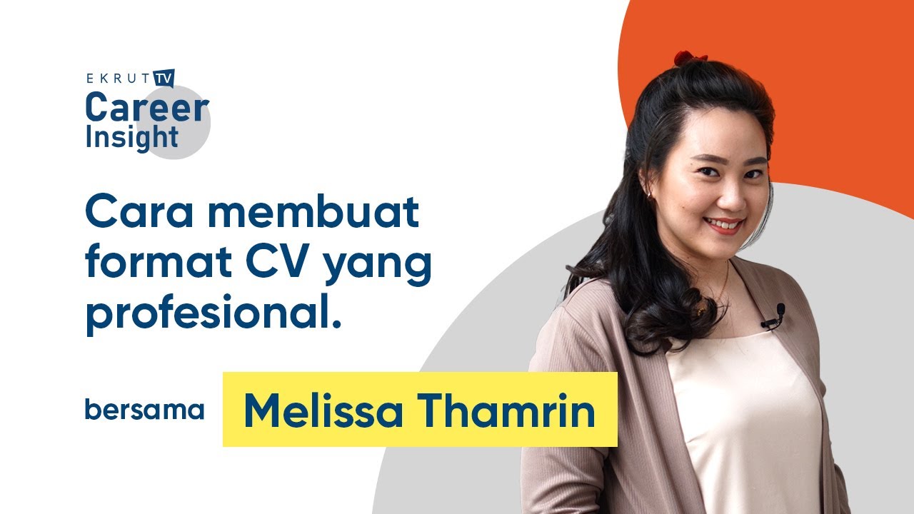 Cara membuat format CV yang profesional