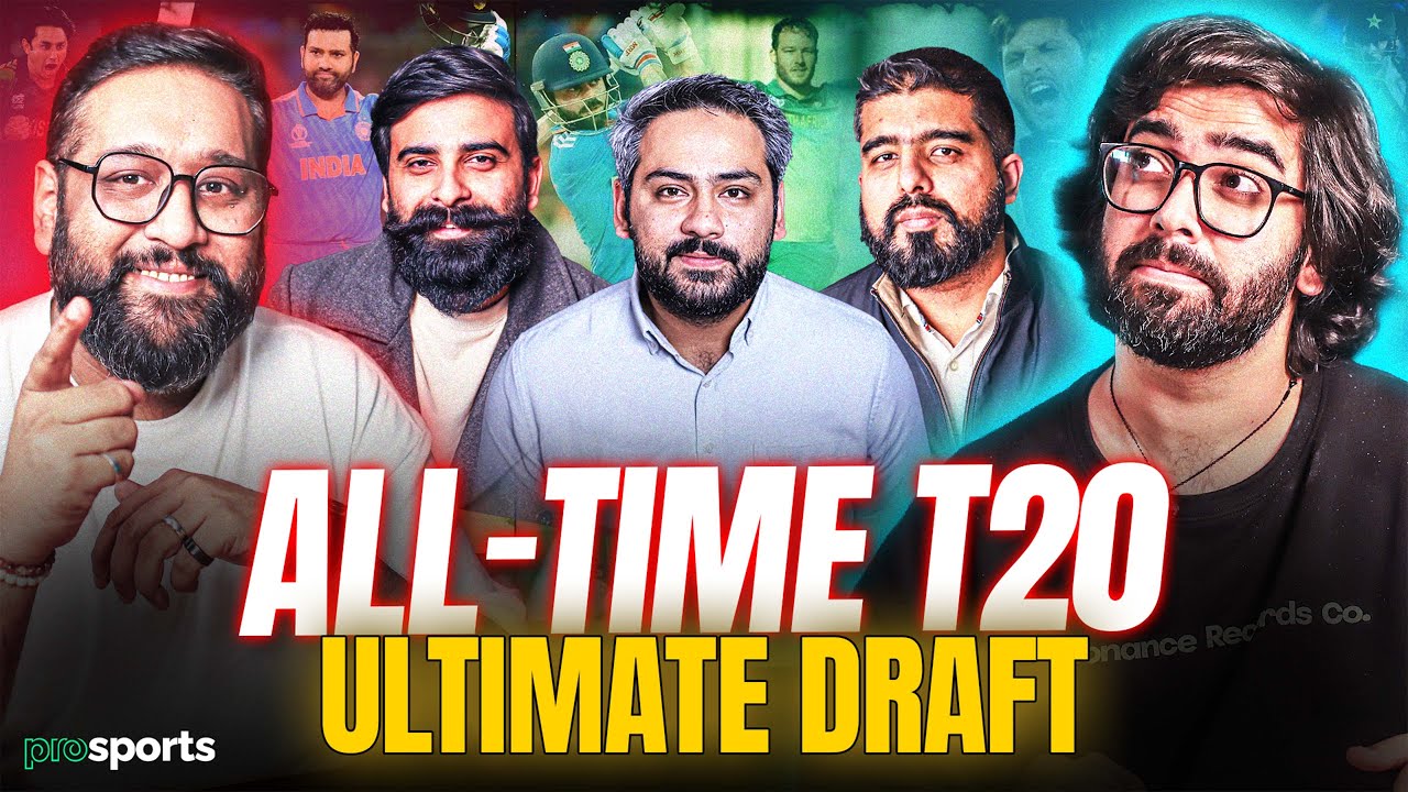 ALL-TIME T20 Draft! | We Build Our Perfect T20 Teams! | ProSports Dream Teams