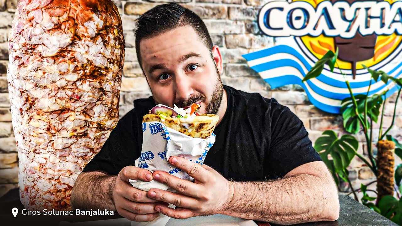 Najbolji BANJALUČKI gyros! XXL porcija s puno mesa!!