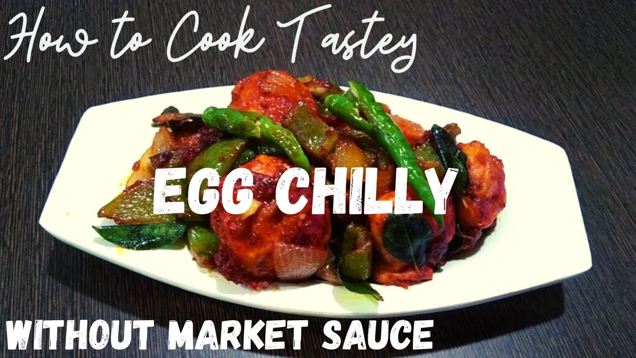 Egg Chilli | Egg Chilli with homemade red paste | Indo Chinese Egg Chilli recipe