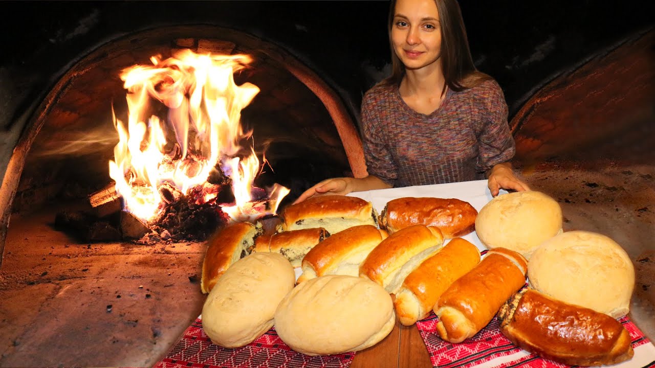 Готовлю ДОМАШНИЙ ХЛЕБ В ПЕЧИ, в деревне, мой максимальный уровень уюта)