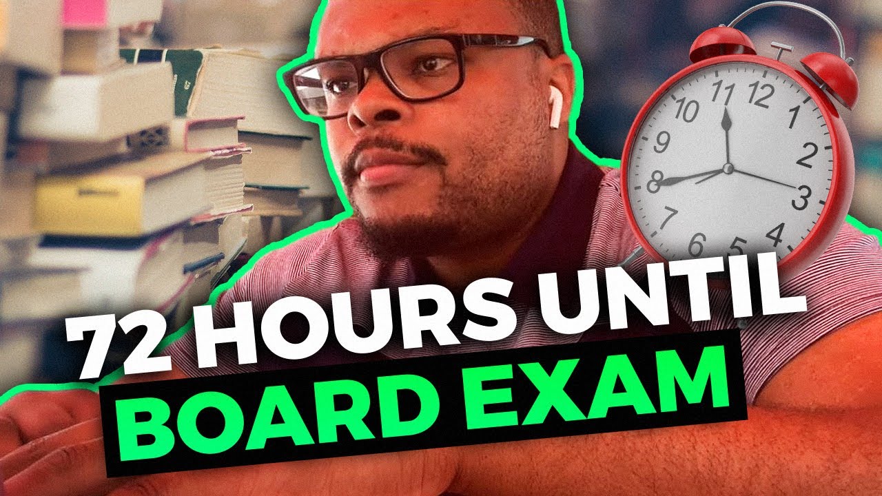 72 Hours Until Orthopedic Surgery Boards + How I Memorized Everything