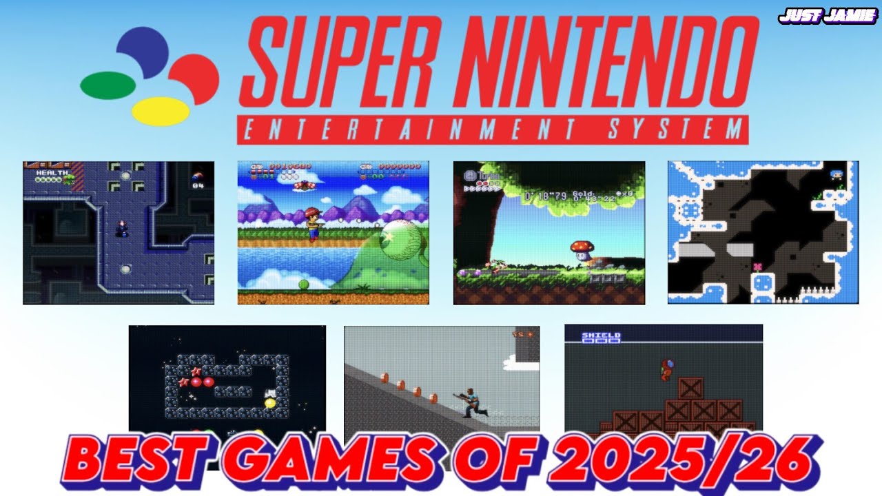 New Super Nintendo Games of 2025/2026 (Time Stamps/Links) #snes #supernintendo #snesgames