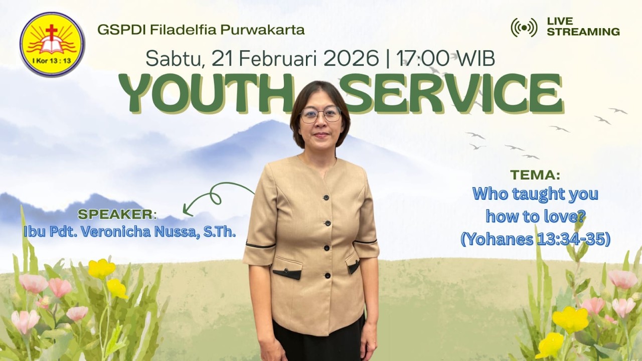 Ibadah Pemuda Remaja, 21 Februari 2026