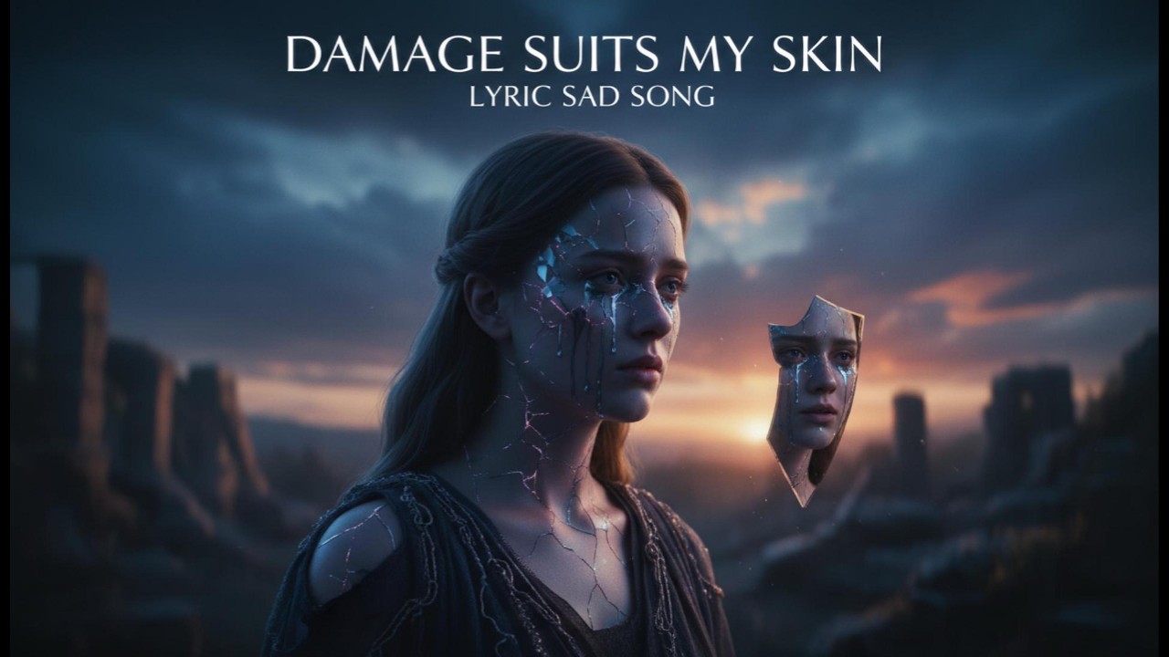 Damage Suits My Skin 🖤 | Emotional Dark Sad Song | Broken but Beautiful | Kong Lyrics