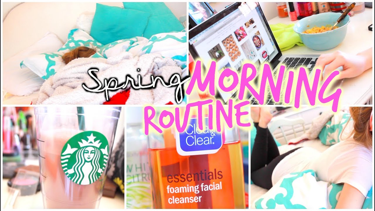 Spring morning routine 2015