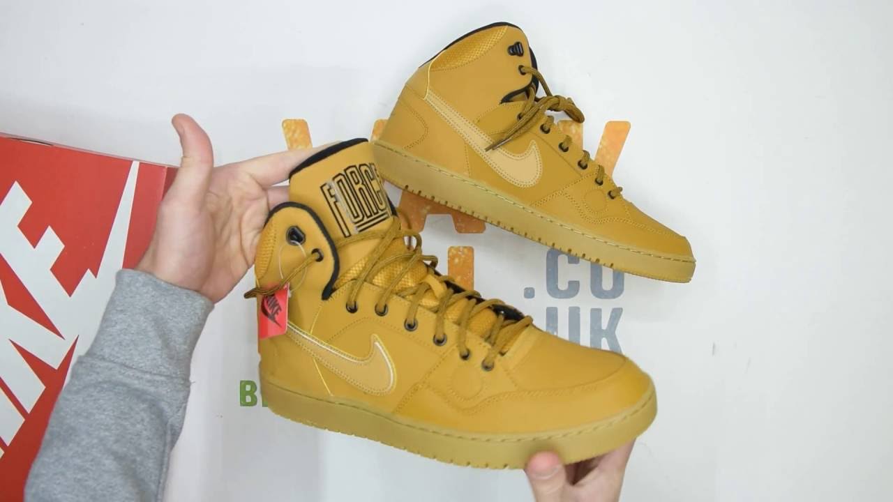 Nike Son of Force Mid Winter - Wheat - Unboxing | Walktall