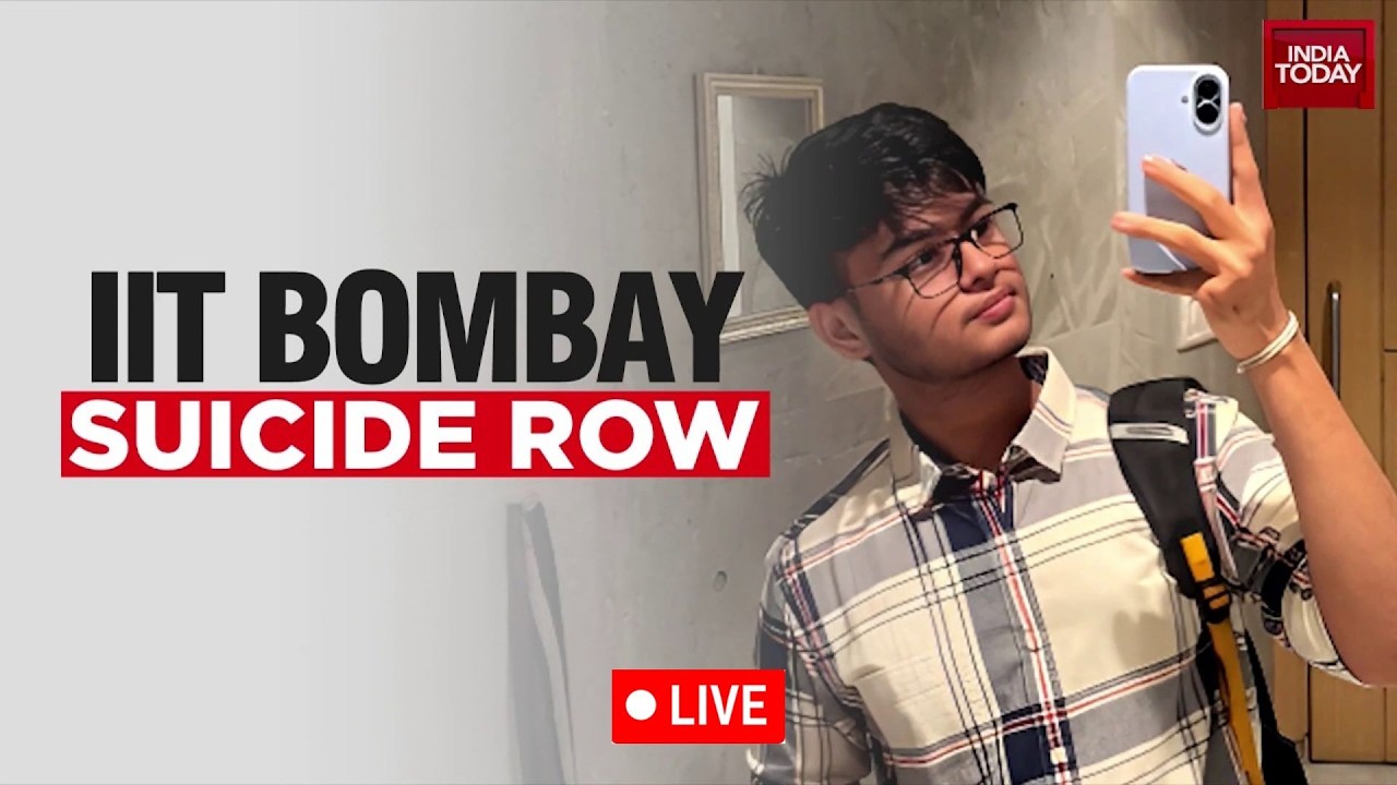 LIVE: IIT Bombay Student Suicide Case | Protests Intensify, Dean Removed | India Today