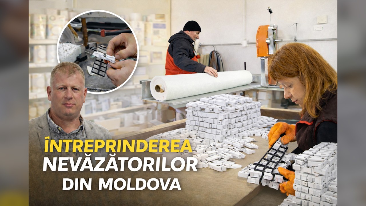Hârtie și clești de rufe, produse de nevăzători: 