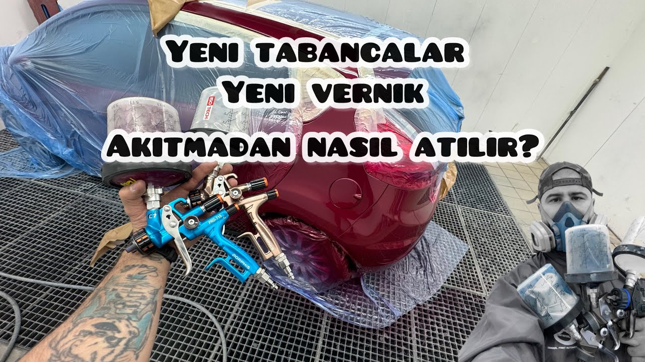 BU VİDEODAN SONRA AKITMAYACAKSINIZ !!  YENİ BOYA TABANCALARINI DENEDİM