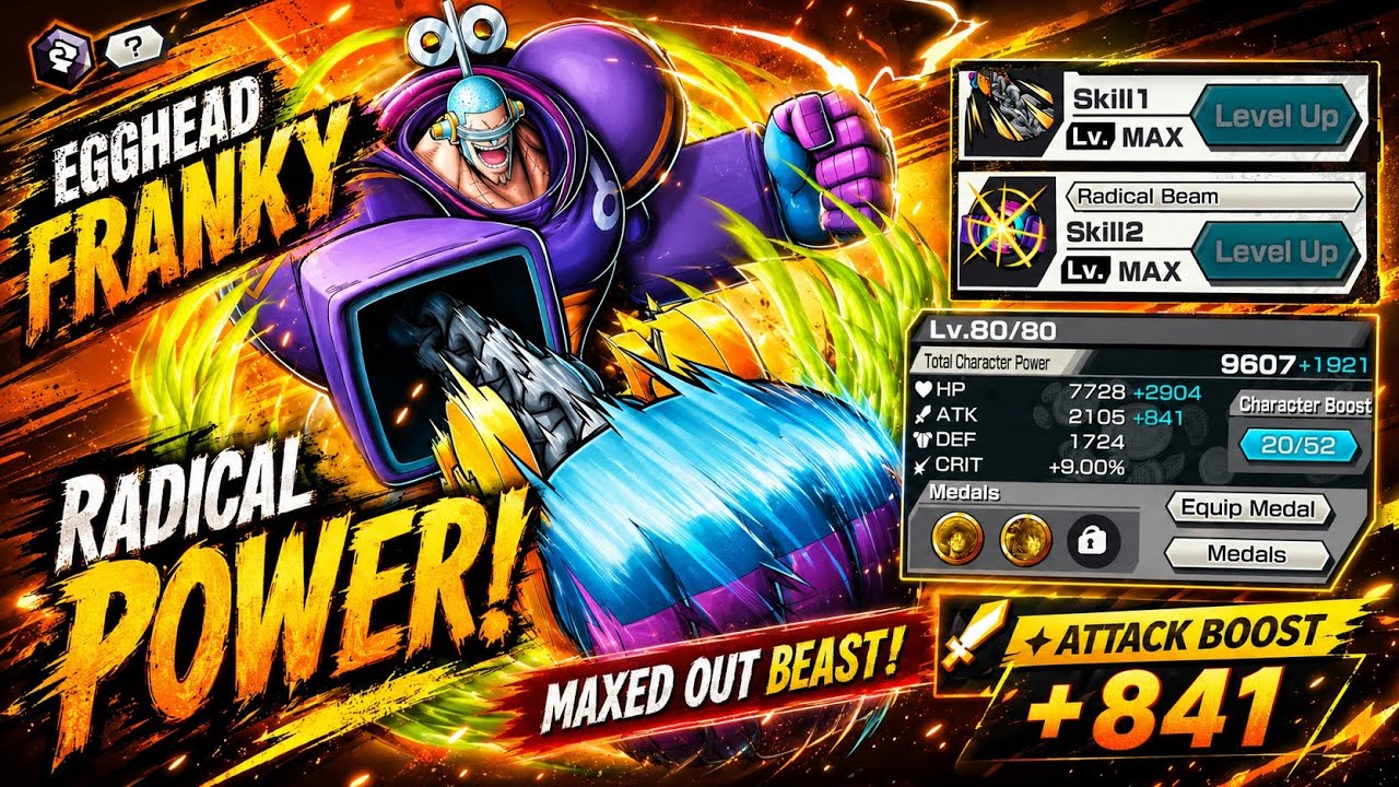 Egghead Franky is INSANELY OP! 🤖⚡ Radical Beam DESTROYS SS League | OPBR Gameplay