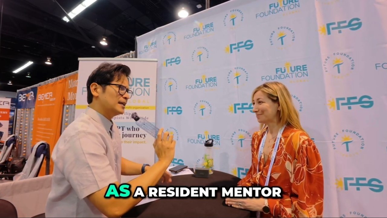 Future Foundation Global Booth Interview of Heather Jennings, PT, DPT, NCS at 2026 CSM Anaheim