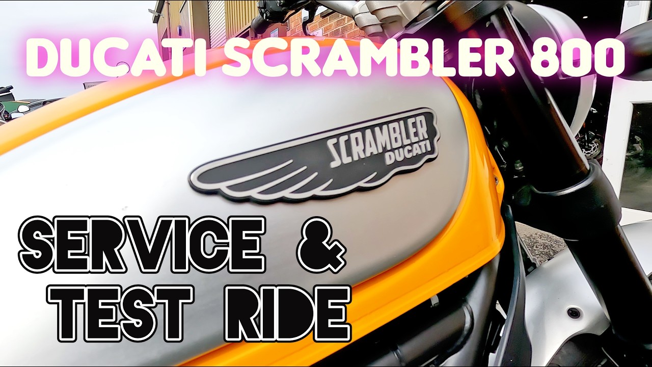 Ducati Scrambler 800 Service Time‑Lapse with Steve + Post‑Service Test Ride Roadrunner Motorcycles