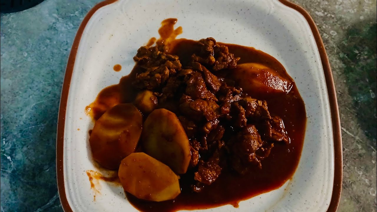 ✨ RECETA DE COMIDA COMPLETA BISTEC EN CHILE PASILLA CON LENTEJAS ✨