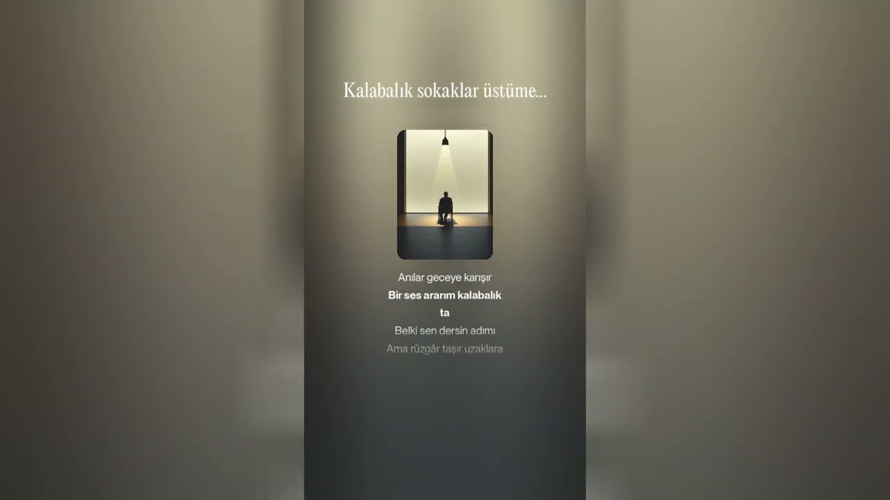 Kalabalık sokaklar üstüme yürür...(R&B)