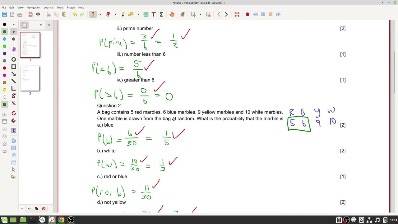 Stage 7 Probability Test Memo