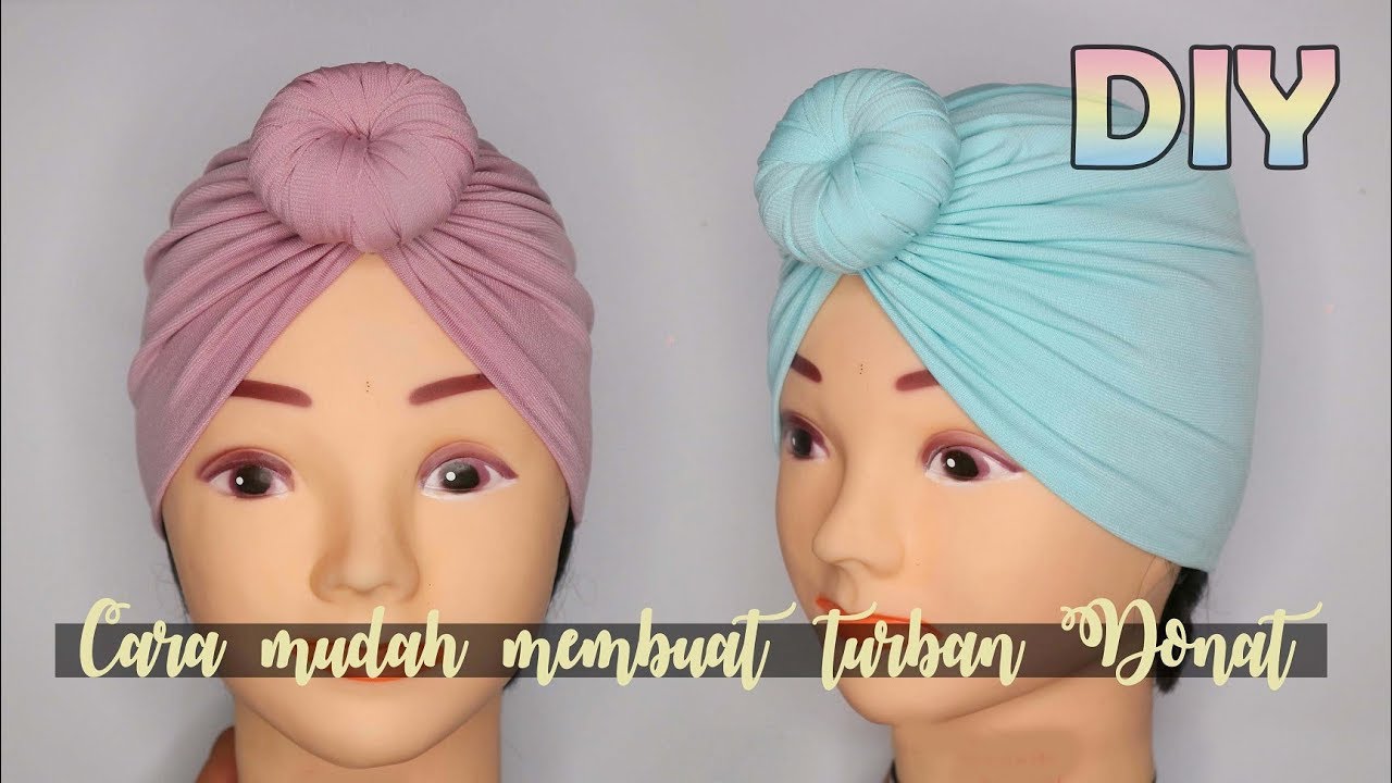 IDE KREATIF DIY - Cara mudah membuat TURBAN DONAT | Tutorial bando anak | How to make a BABY TURBAN