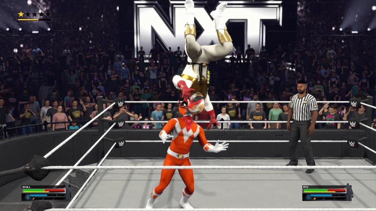 WWE 2K25: Orange Skull Ranger vs. Ryu Ranger
