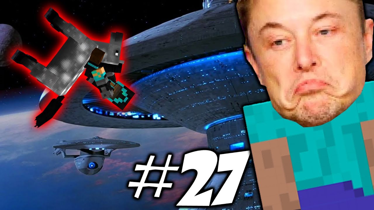 КОСМИЧЕСКАЯ СТАНЦИЯ \\ Приключения Илона Маска в Minecraft #27