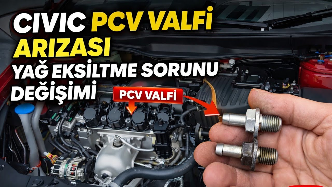 Civic Yağ Eksiltme Sorunu ve Çözümü! PCV Valf Arızası, PCV Valfi Nedir? Ne İşe Yarar? 