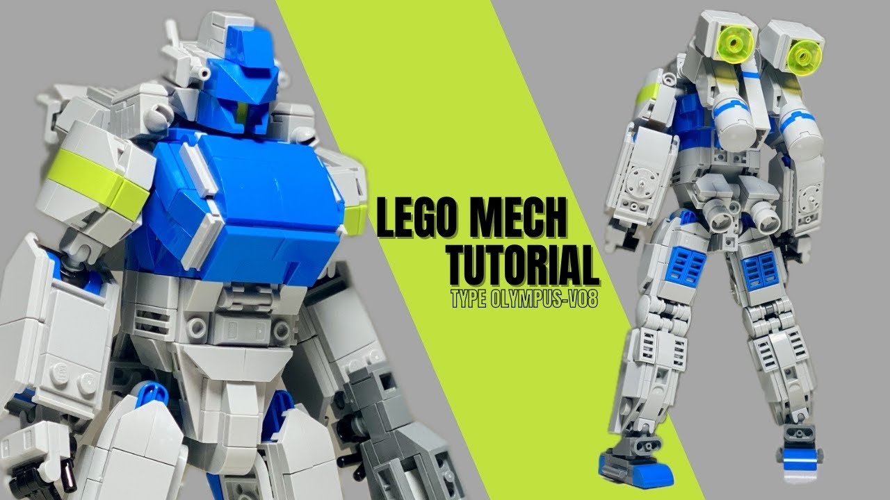 How to Build a Custom MOC LEGO Mech: Type Olympus V08 | Step-by-Step Tutorial
