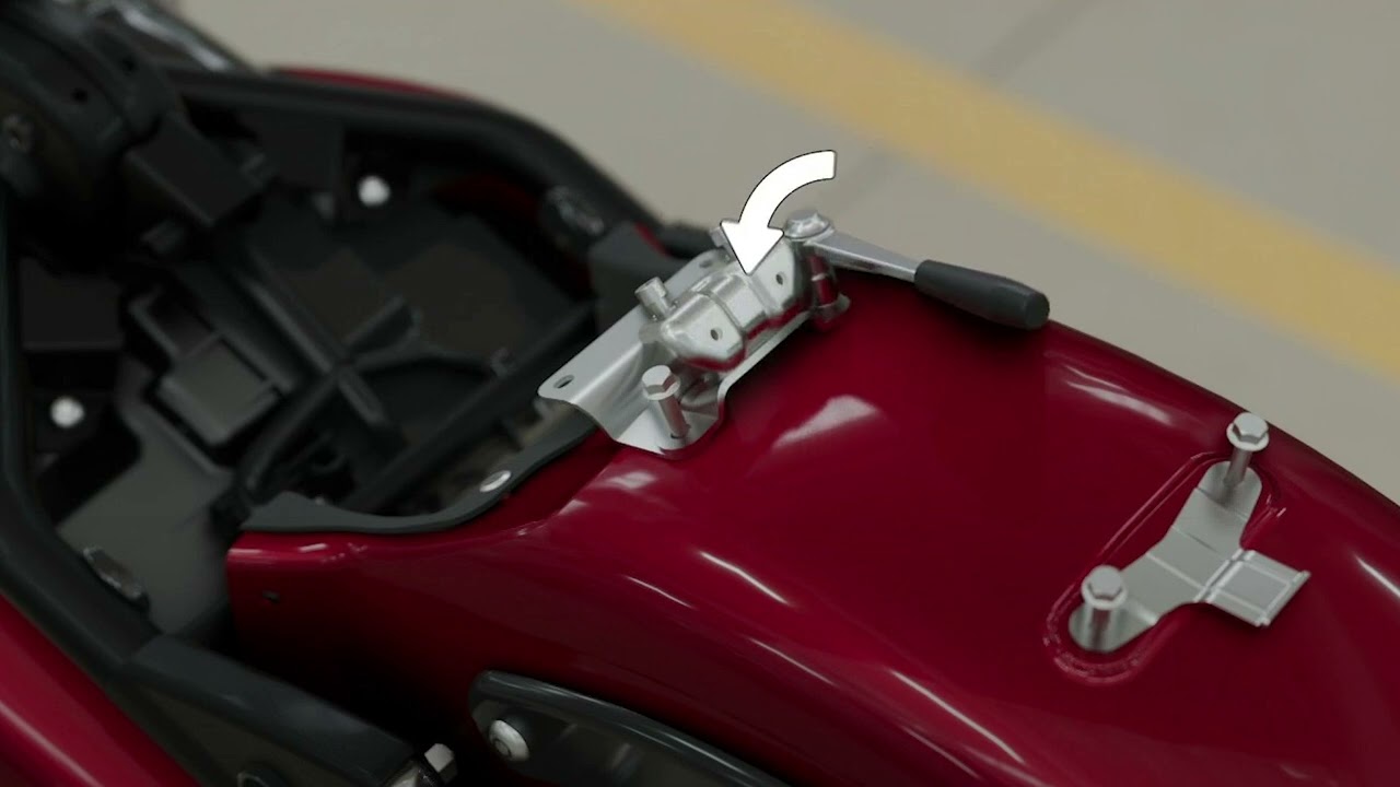 Install Mustang's One Piece 2-Up Squareback for the Royal Enfield Super Meteor 650