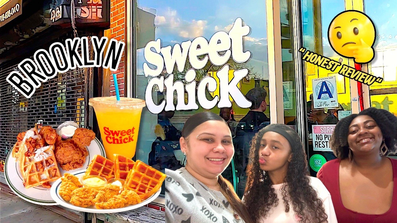 Лучшие куриные вафли в Нью-Йорке?! Sweet Chick Brooklyn!