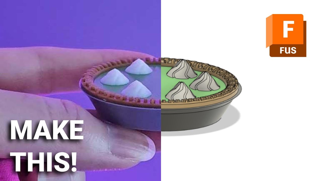 How to 3D Model a Pie in Autodesk Fusion