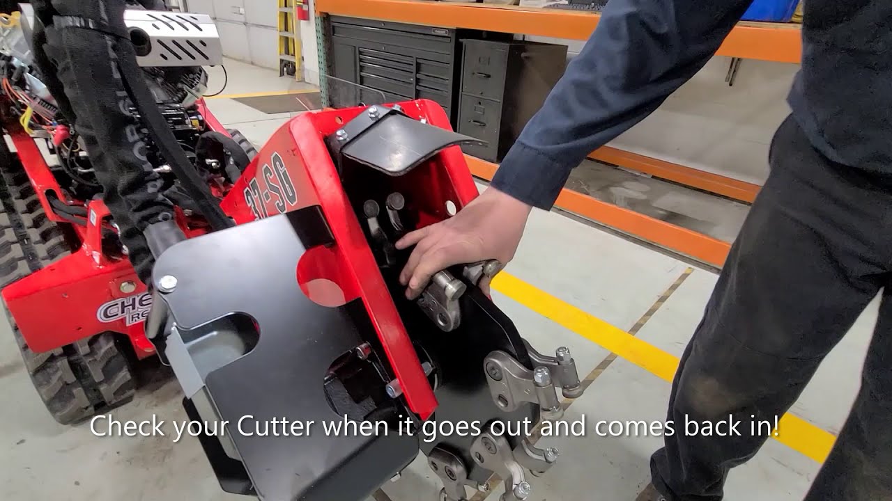 Barreto Stump Grinder Check In/Out and the maintenance