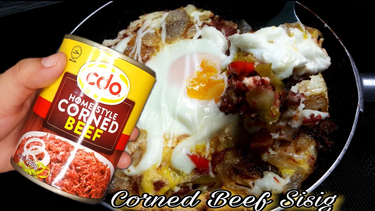 CORNED BEEF SISIG‼️MASARAP NA PANG ULAM AT PAMPULUTAN😉/LUTO sa de LATA