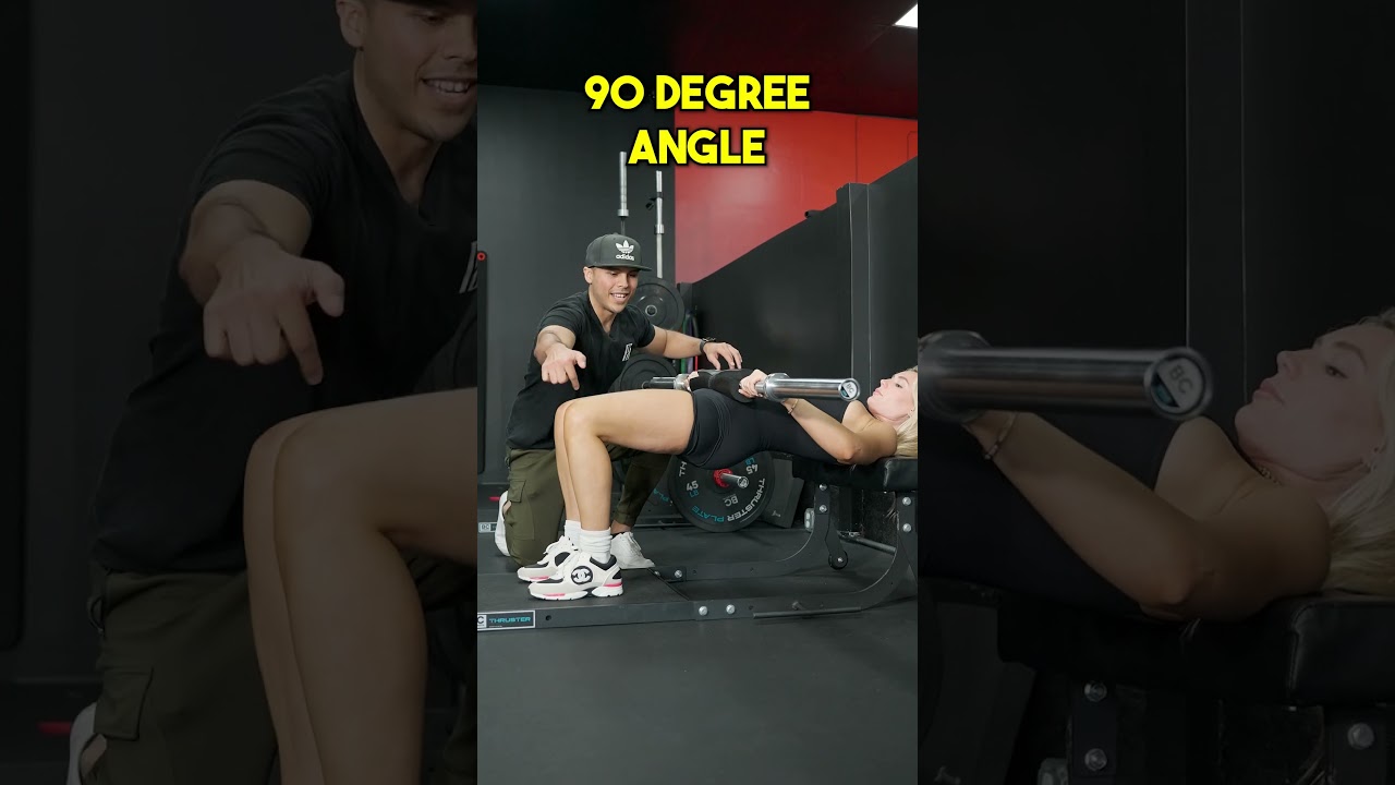 How to HIP THRUST properly #hipthrust #gym