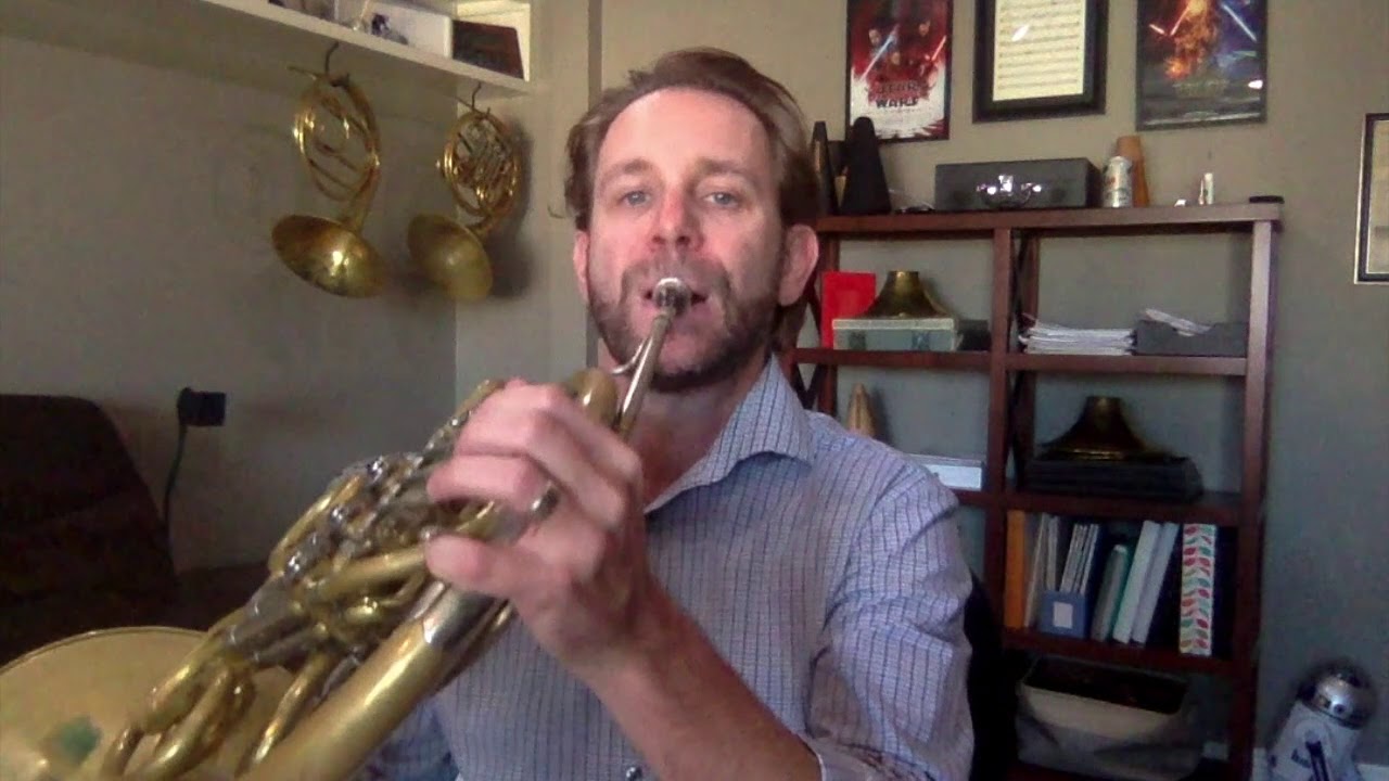 Breathing and Blowing, Breath Attacks and Slow Scales - Andrew Bain's French Horn Technique