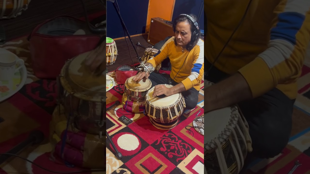 Raja Baruah da/ Tabla recording sessions for Javed Ali&rsquo;s song.