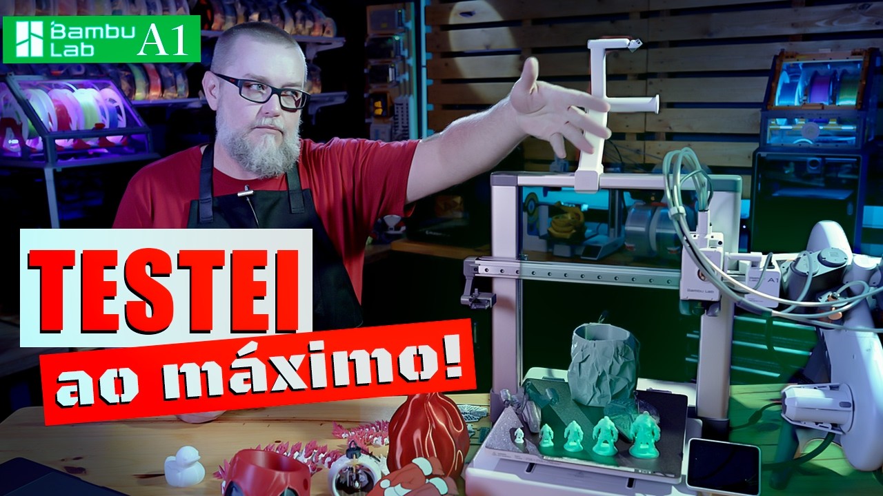 Bambulab A1 Combo: Review Completo com Impressão 3D de Miniaturas, Vantagens e Problemas!