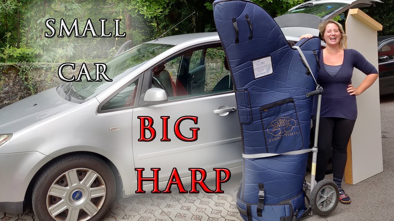 How to fit a concert harp in a small car