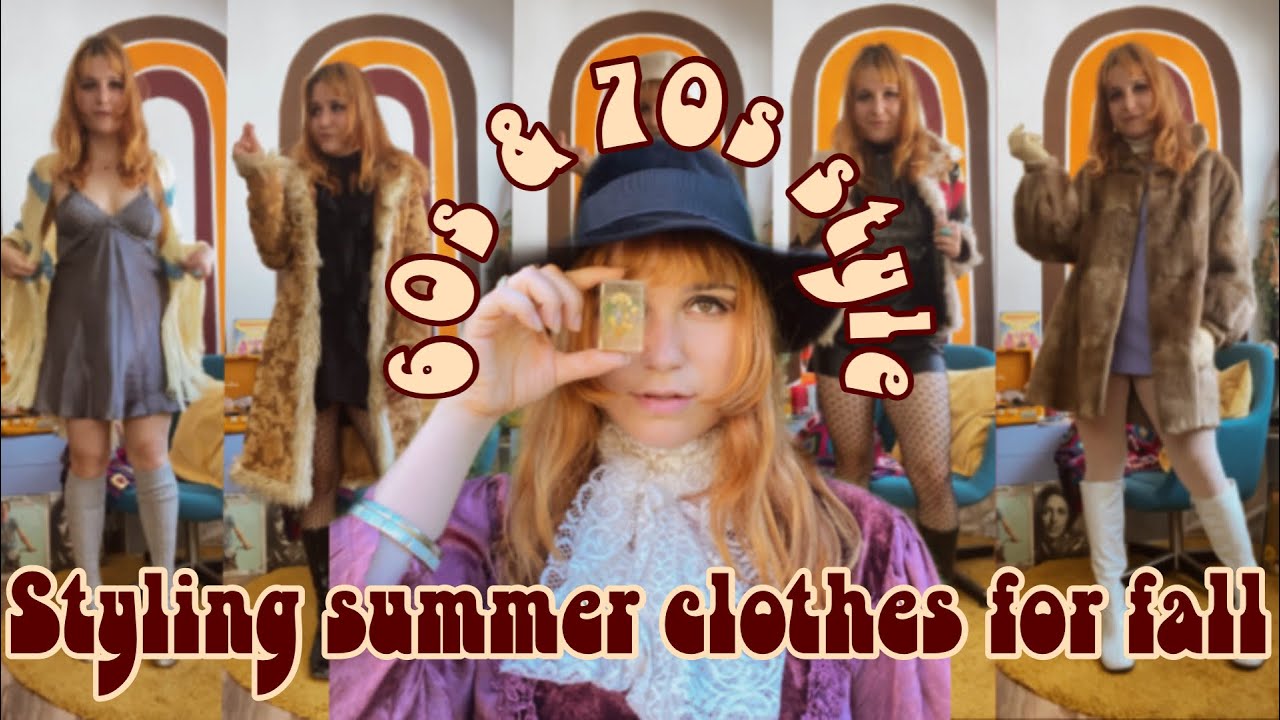 Styling Summer clothes for Fall I 60s & 70s style I Dressing Vintage