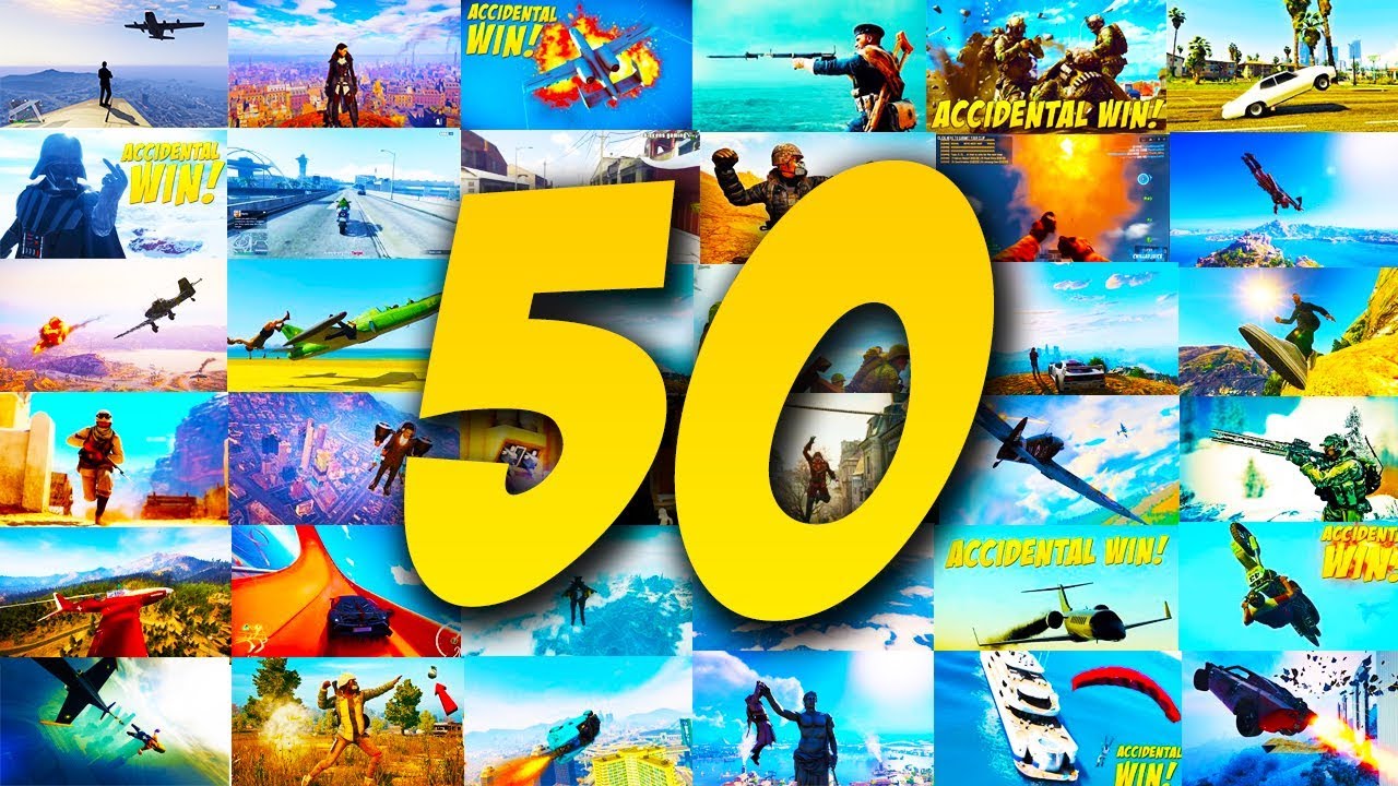 TOP 50 GAMING ACCIDENTAL WINS!
