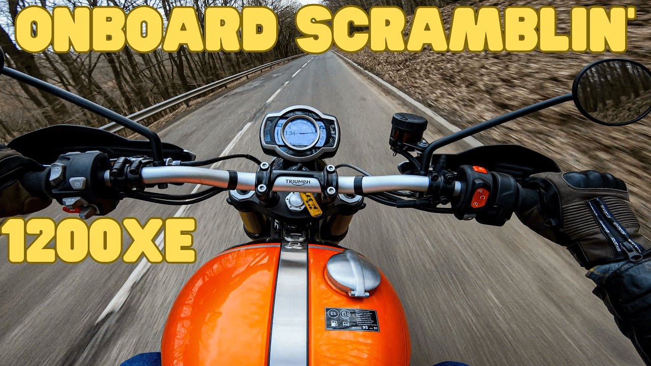 TRIUMPH SCRAMBLER 1200 XE sound [Onboard]