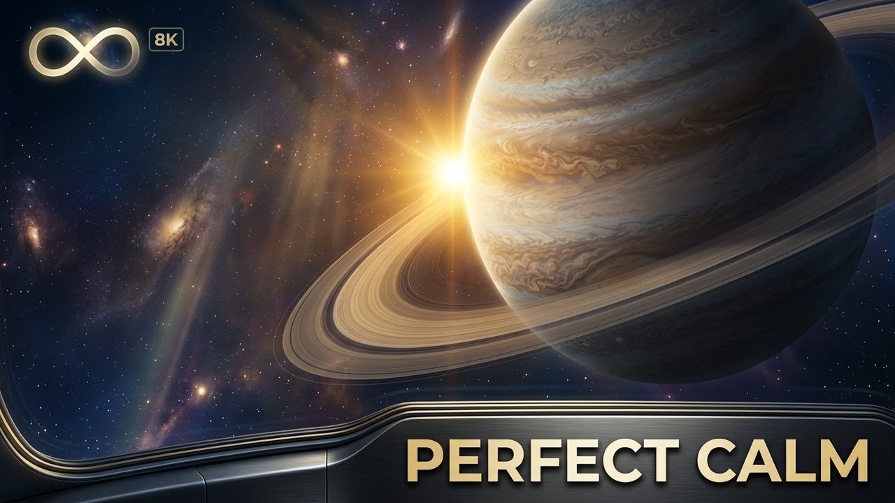 Suspended in Endless Orbit — Dream Space Ambient Music & Meditative Cosmic Visuals | 4K