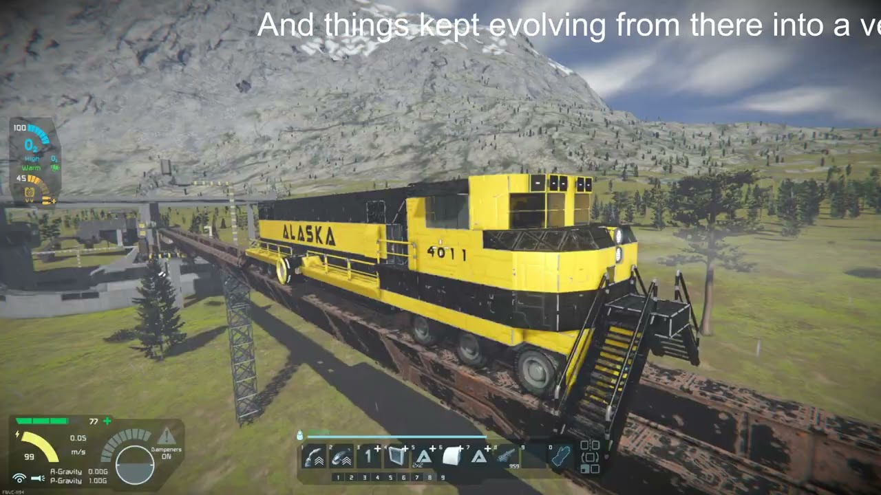 How It Began - Train Network - Space Engineers