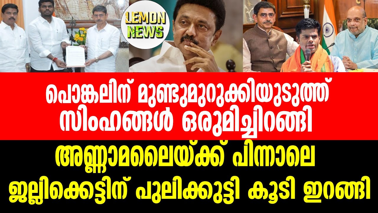 Annamalai | അണ്ണാമലൈയും രവിയും  ഒന്നിച്ചിറങ്ങി. | Lemon News Malayalam