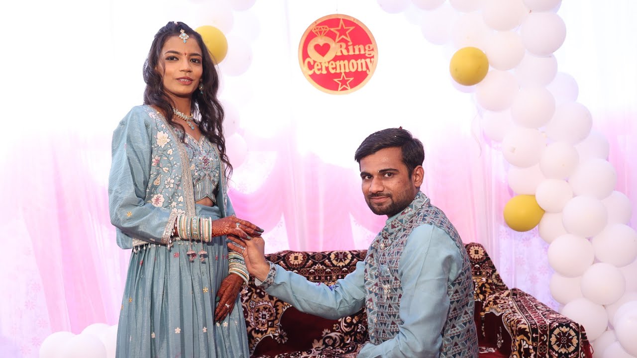 Rutik & Janvi Sagai #ringceremony #sagai