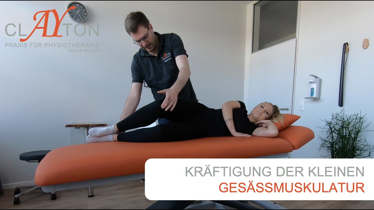 Kräftigung der Gesäßmuskulatur (Hüftbeschwerden, Beckenstabilisation,  Hüftarthrose, Gangbild)