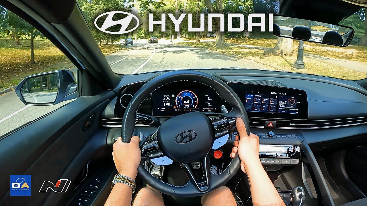 Hyundai Elantra N DCT 2025 года | Впечатления от тест-драйва и обзор | 4K