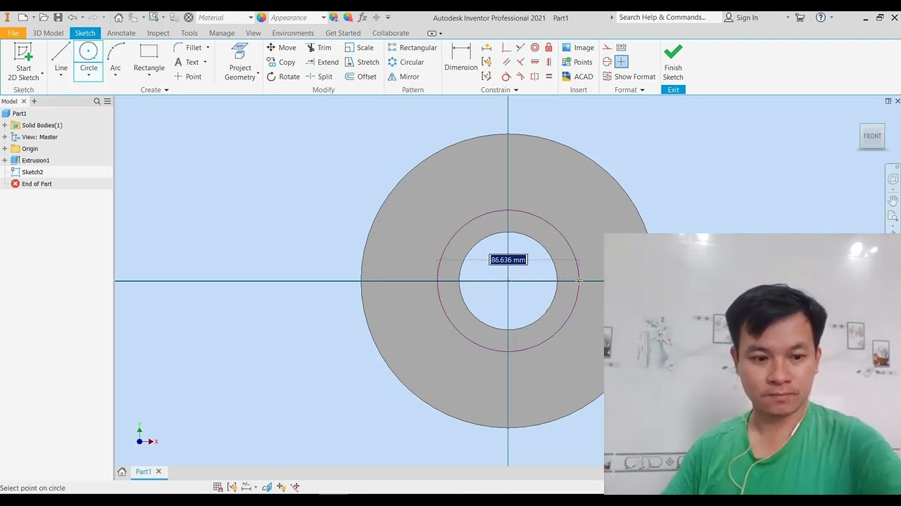 3D CAD Design in Autodesk Inventor | Complete Disc Brake Modeling Guide