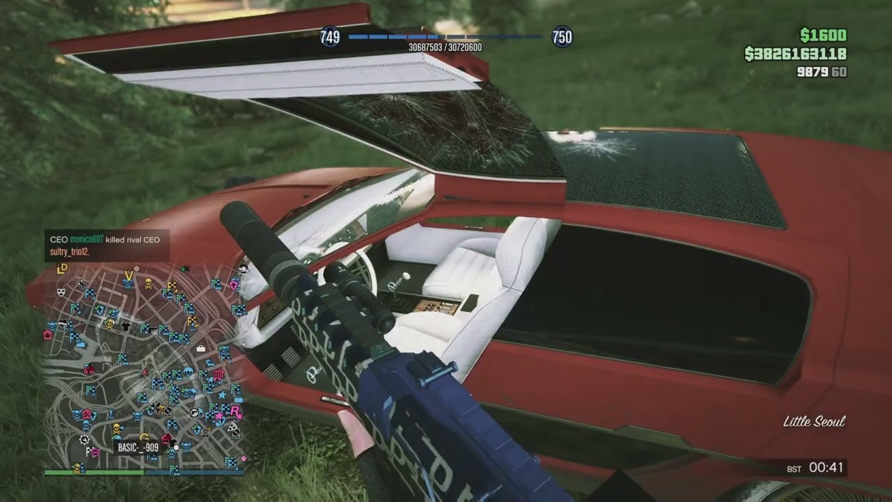 😈Expose 1 loser with god mod car in badsport  west coast😈
